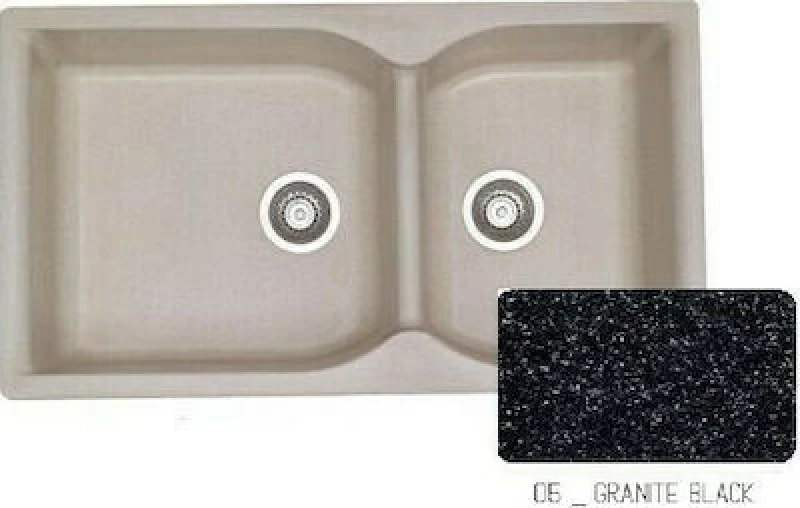 Sanitec Eclectic 307 (92x51cm) - Granite Black