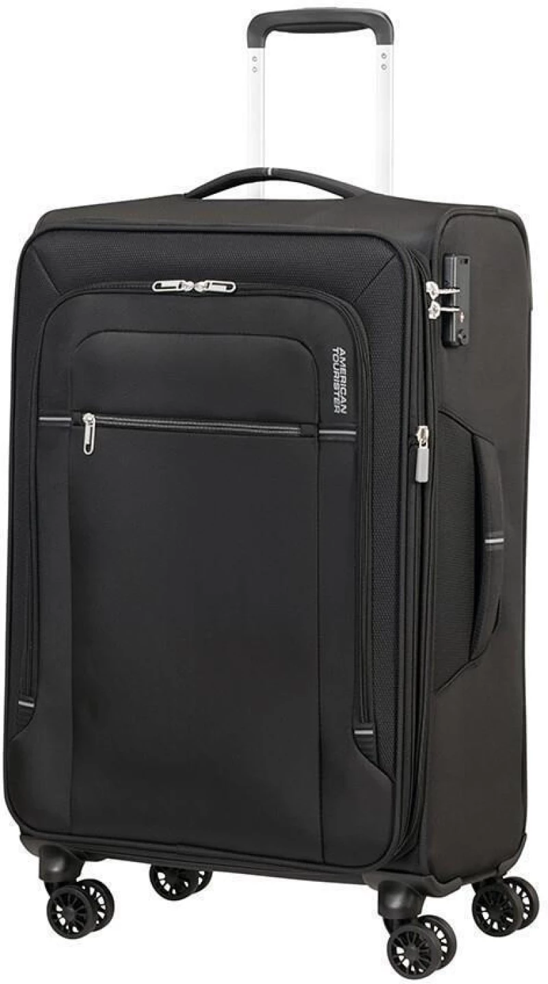 American Tourister 133190-1062 Crosstrack, Ύφασμα, Μεσαία, Μαύρο