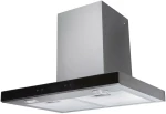 Pyramis Grandezzo Απορροφητήρας Καμινάδα Inox Με Μαύρο Γυαλί