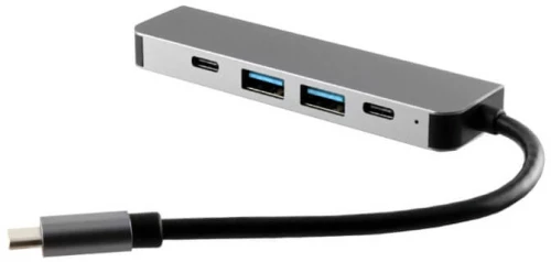 Nsp N16 Γκρι USB-C Hub 5 Σε 1 Type-C σε Hdmi 4K με 2 θύρες Usb, PD 3.0 & Type-C (8340239)