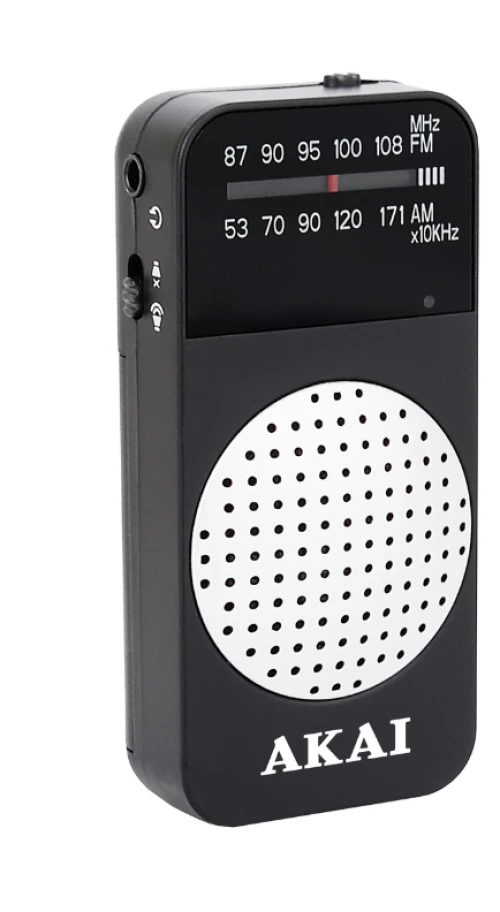 Akai APR-250 Αναλογικό φορητό ραδιόφωνο τσέπης FM/AM με ενσύρματα ακουστικά