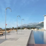 Praxis Karag PYLON INOX Κολόνα Σταθερού Ντους εξωτερικού χώρου