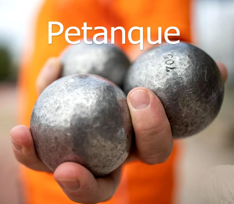 60' ιδιαίτερο μάθημα γνωριμίας με το Petanque για 4 άτομα!