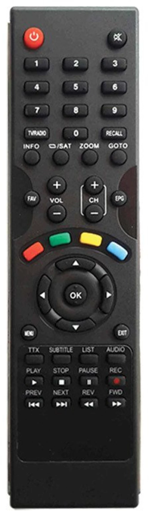 AMSTRAD 19700HD & MD-119HD REMOTE CONTROL