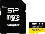 SILICON POWER κάρτα μνήμης microSDXC Inspire, 512GB, UHS-I U3 A1 V30