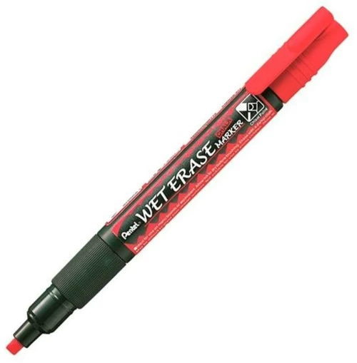 Δείκτες υγρής κιμωλίας Pentel Wet Erase Κόκκινο (12 Τεμάχια)