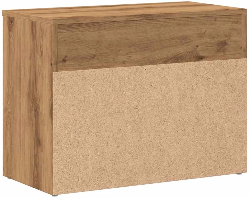 vidaXL Πάγκος Παπουτσιών τεχνίτης Δρυς 60x30x45 εκ. Επεξεργασμένο Ξύλο