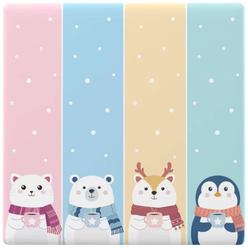 Decorative cover / cap for the T5 SONOFF Cartoon 4C touch switch.