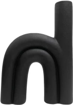 ΕΠΙΤΡΑΠΕΖΙΟ ΚΕΡΑΜΙΚΟ ΔΙΑΚΟΣΜΗΤΙΚΟ ARCON HM4638.02 ΜΑΥΡΟ ΜΑΤ 25,5x6x34Υεκ