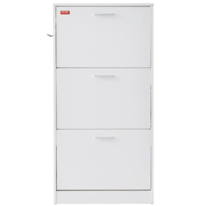 VEVOR Shoe Cabinet with 3 Flip Drawers Shoe Storage Cabinet for Entryway