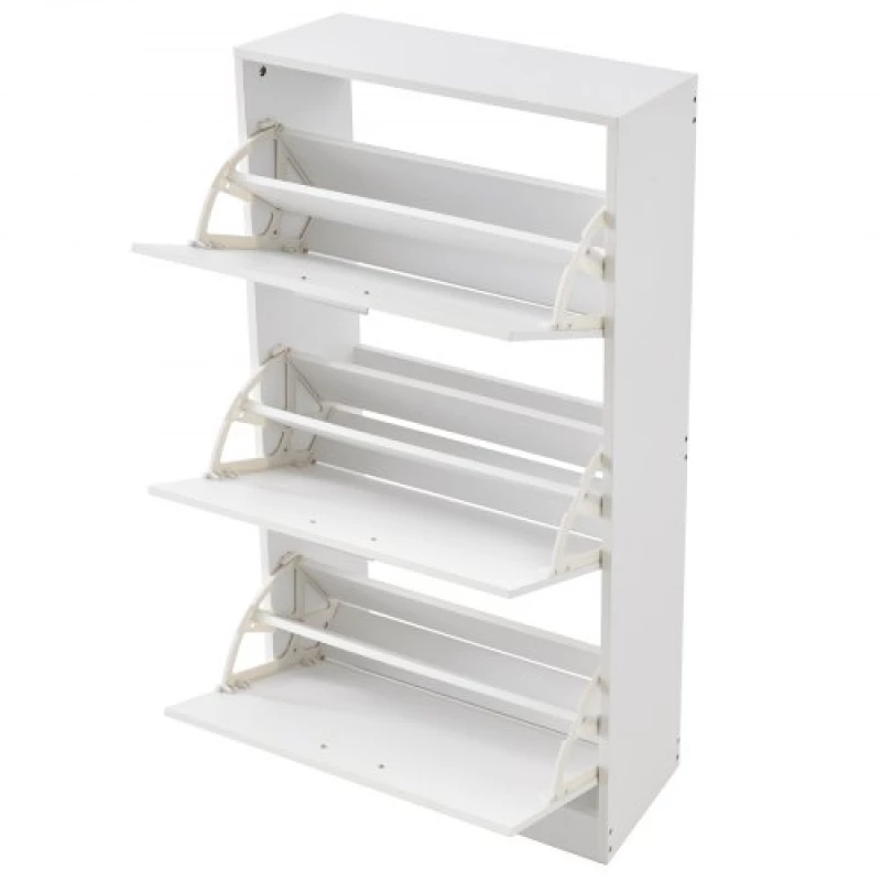 VEVOR Shoe Cabinet with 3 Flip Drawers Shoe Storage Cabinet for Entryway
