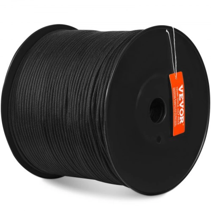 VEVOR Arborist Tree Climbing Rope Braided Nylon Rope 3/16" x 1000' 32-Strand