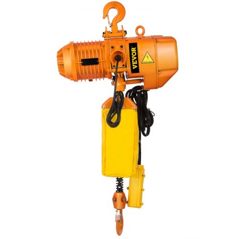 VEVOR Electric Chain Hoist Single Phase Crane Hoist 2200 lbs Load 13 ft Lifting