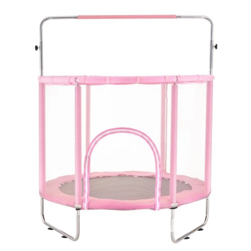 VEVOR 55" Trampoline for Kids Mini Toddler Trampoline with Net Indoor Outdoor