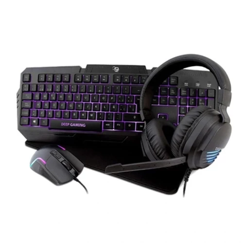 Πληκτρολόγιο και Ποντίκι CoolBox DEEPGAMING XWING2 Μαύρο Ισπανικό Qwerty