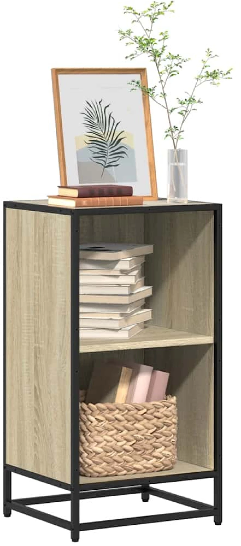 vidaXL Ντουλάπι βιβλίων Sonoma Oak 40x35x76 cm Κατασκευασμένο ξύλο