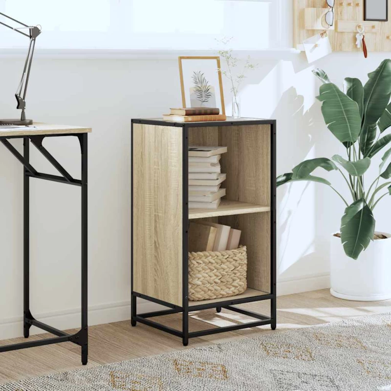 vidaXL Ντουλάπι βιβλίων Sonoma Oak 40x35x76 cm Κατασκευασμένο ξύλο
