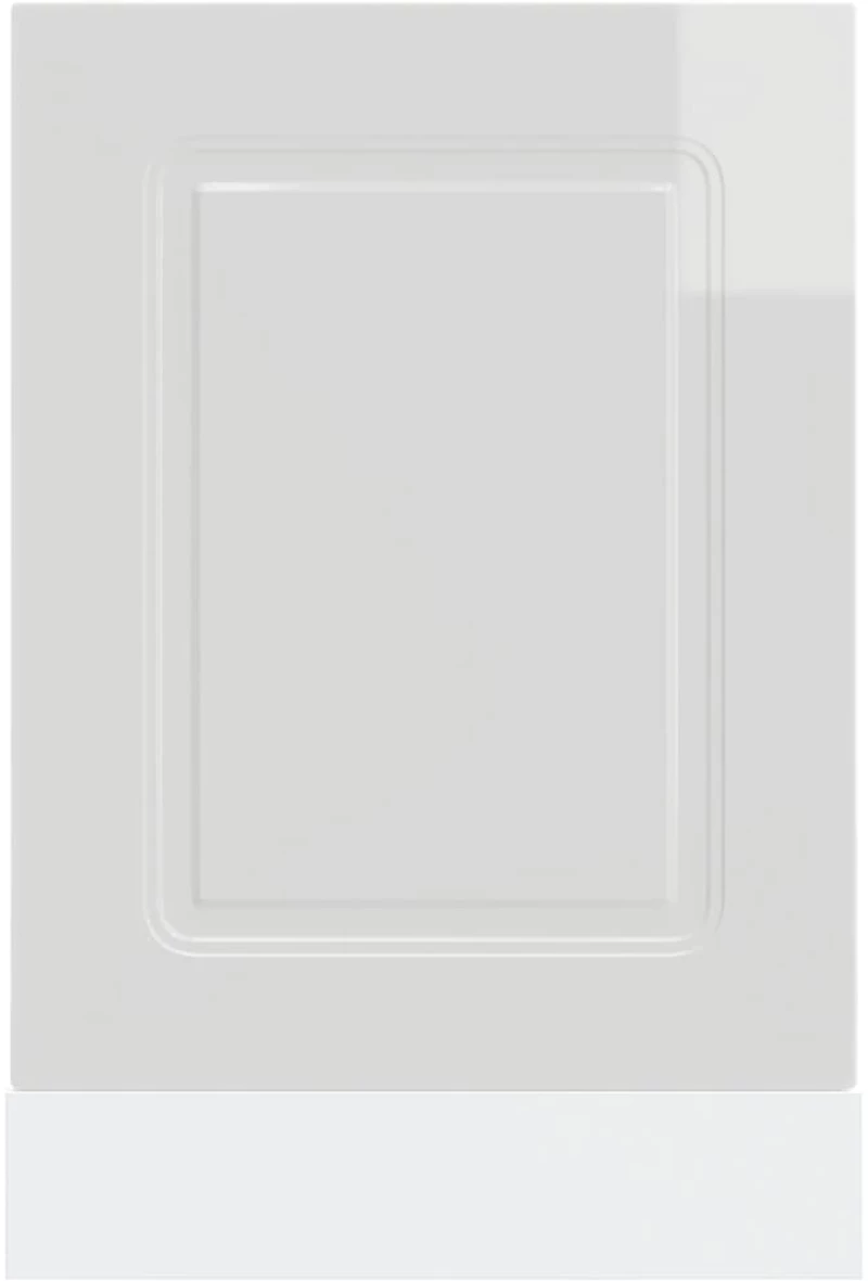 vidaXL Πίνακας πλυντηρίου πιάτων "Kalmar" High Gloss White 45x1,5x67cm