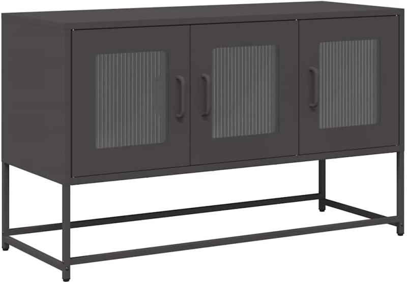 ντουλάπι τηλεόρασης vidaXL Μαύρο 100,5x39x60,5 cm
