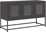 ντουλάπι τηλεόρασης vidaXL Μαύρο 100,5x39x60,5 cm