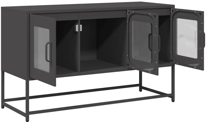 ντουλάπι τηλεόρασης vidaXL Μαύρο 100,5x39x60,5 cm
