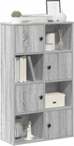 vidaXL Βιβλιοθήκη Γκρι Sonoma 60x24x101,5 εκ. από Επεξεργασμένο Ξύλο