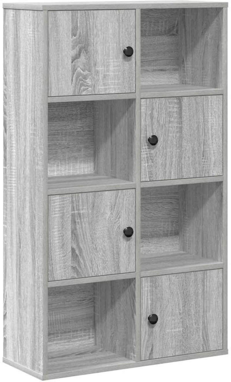vidaXL Βιβλιοθήκη Γκρι Sonoma 60x24x101,5 εκ. από Επεξεργασμένο Ξύλο