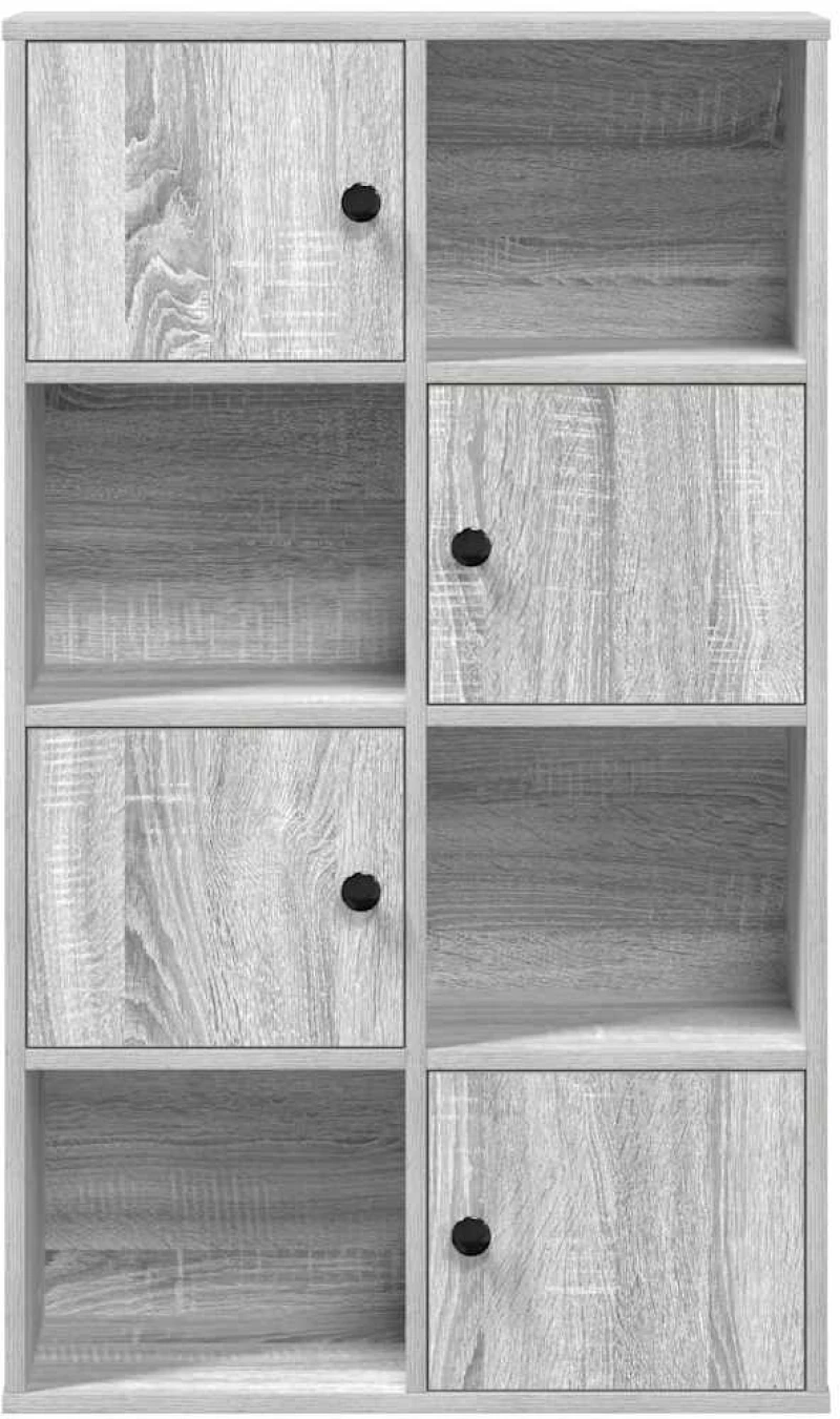 vidaXL Βιβλιοθήκη Γκρι Sonoma 60x24x101,5 εκ. από Επεξεργασμένο Ξύλο