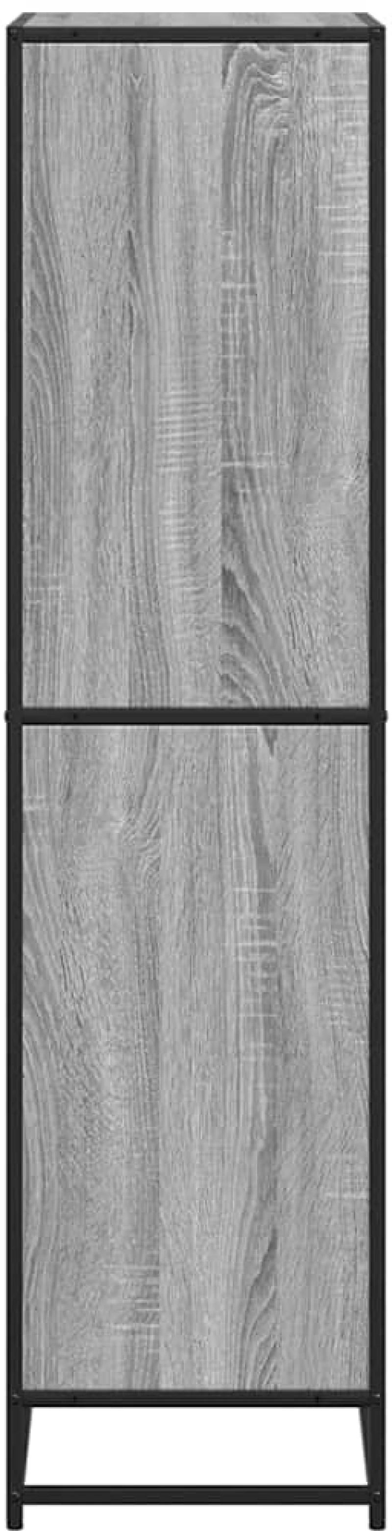 vidaXL Βιβλιοθήκη Γκρι Sonoma 60x35x139 cm Ξύλινη κατασκευή