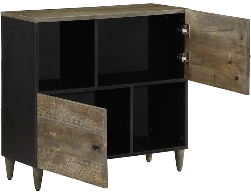 vidaXL Sideboard 80x33x75 cm μασίφ ξύλο Mango