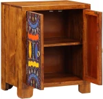 vidaXL Sideboard Πολύχρωμο 50x35x60 μασίφ ξύλο ακακίας
