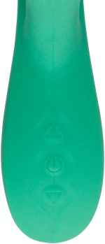 Pulse Wave and Tongue Flickering Rabbit Vibrator - Blue Grass
