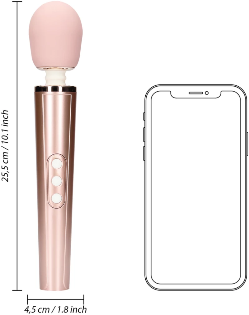 Wand Vibrator - Rose Pink
