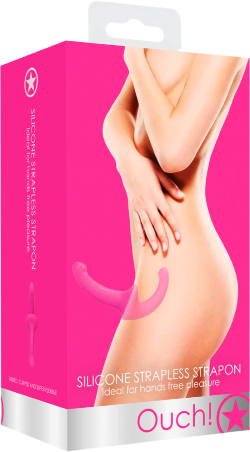 Ouch Silicone Strapless Strapon - Pink