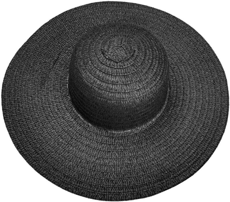 Καπέλο Ψαθόχαρτο Μαύρο ø43cm SummerTiempo 623159