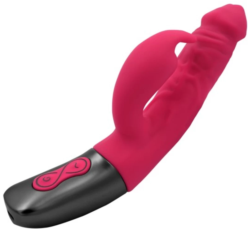 TITANZ 7 SILICONE RECHARGEABLE VIBRATOR PINK