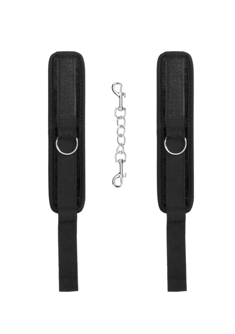 Ouch Velvet & Velcro Adjustable Handcuffs