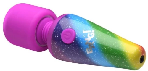 MINI WAND MASSAGER 10 FUNCTIONS USB RAINBOW