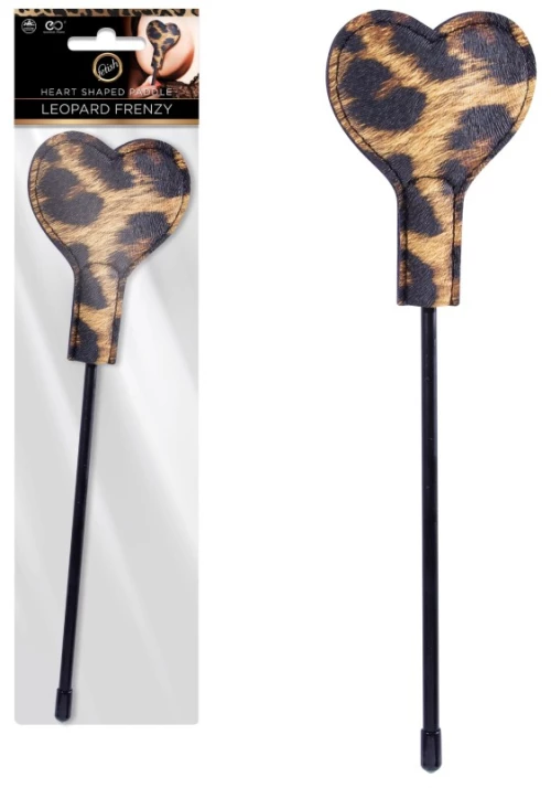 Kinky Frenzy Leopard Print Paddle