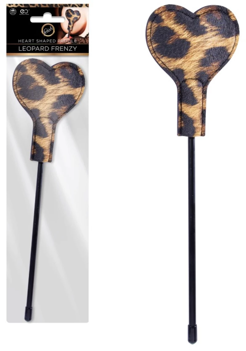 Kinky Frenzy Leopard Print Paddle