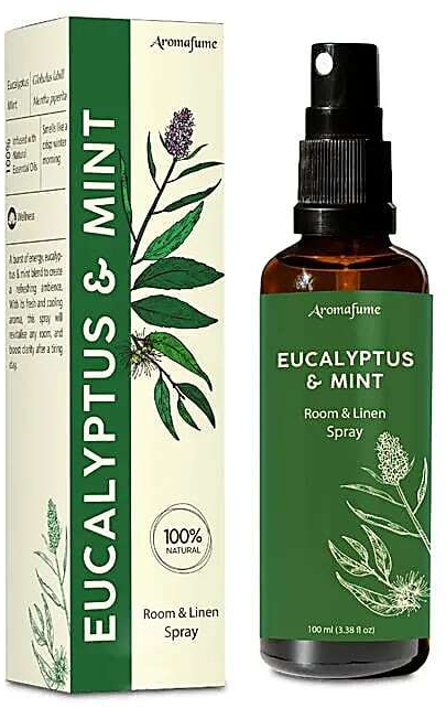 Natural Room, Linen & Pillow Spray με Ευκάλυπτο και Μέντα 100ml