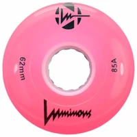LUMINOUS 62mm/85A, ροδάκια - ροζ (4αδα)
