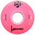 LUMINOUS 62mm/85A, ροδάκια - ροζ (4αδα)