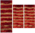 Χαλία σετ/3 polyester orange 70x150cm 70x220cm Koulis Carpets HUMMER