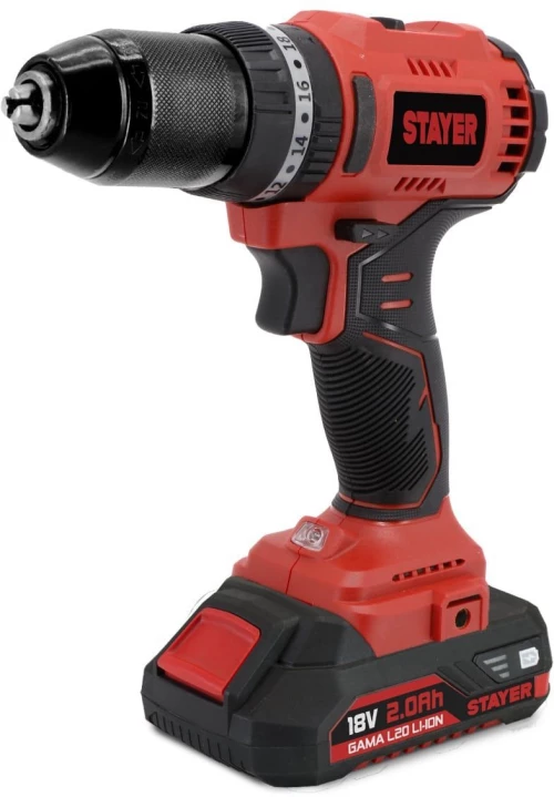 Κρουστικό Δράπανο μπαταρίας 18V Brushless ροπή 5ONm σειρά L20 40PBL50P Stayer