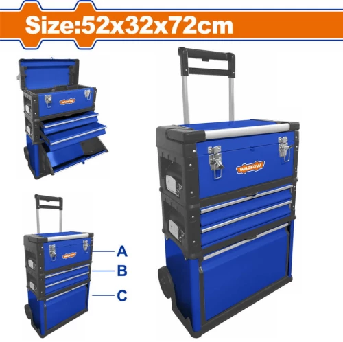 WADFOW Εργαλειοφόρος TROLLEY 520 Χ 320 Χ 720mm (WTB6A72)
