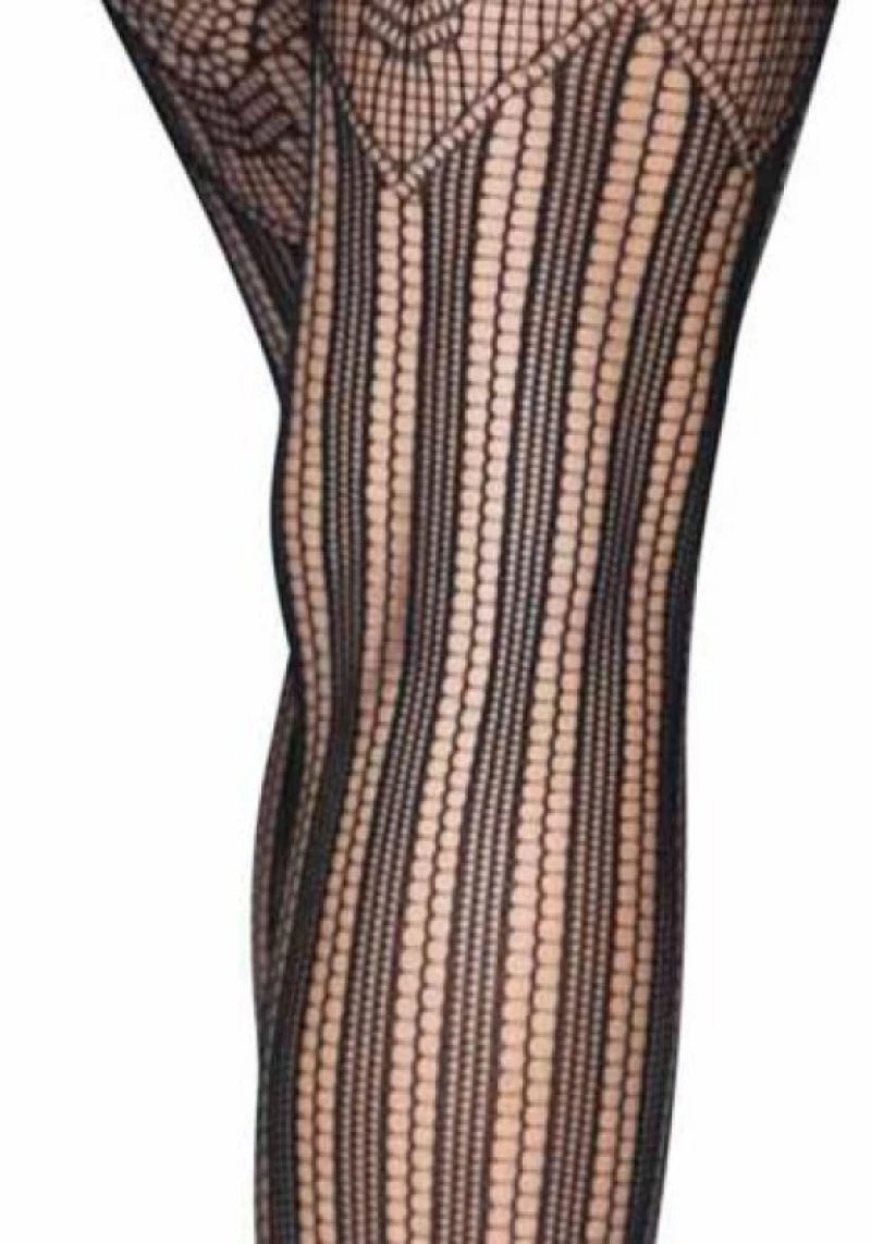 Net garter belt stockings