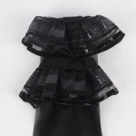 Black Full Lace Clubwear Silicone