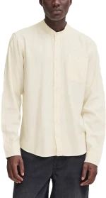 BLEND BHBOBBY WOVEN MAO COLLAR LONGSLEEVE SHIRT MEN BLEND ΕΚΡΟΥ (20717861-110602)
