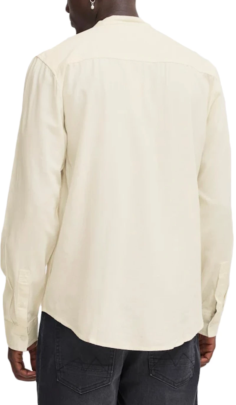 BLEND BHBOBBY WOVEN MAO COLLAR LONGSLEEVE SHIRT MEN BLEND ΕΚΡΟΥ (20717861-110602)